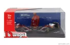 2-частен комплект Ferrari - Ferrari SF-25 Team Scuderia F1 #16 (2025) - Monza GP - Charles Leclerc - Bburago - 1:64