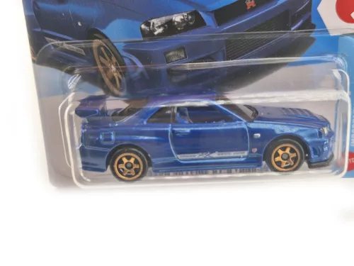 Hot Wheels Nissan Skyline GT-R (BNR34) - HW J-Imports 10/10 - 199/250 - Hot Wheels - 1:64